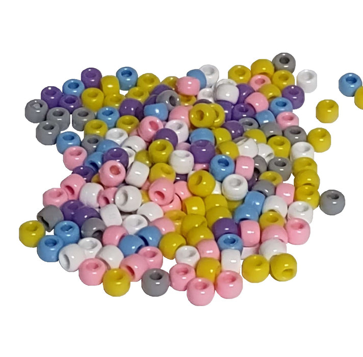 Pony Beads Spring 6x9mm
