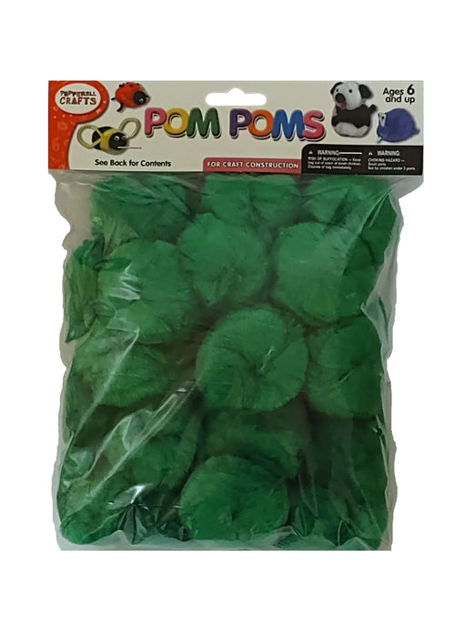 Pom Poms Grass Green 2 inch