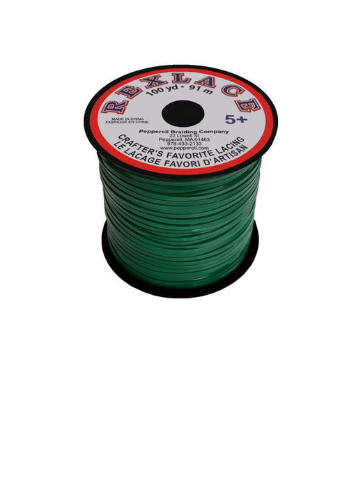 Rexlace Kelly Green Plastic Lacing 100 yard spool