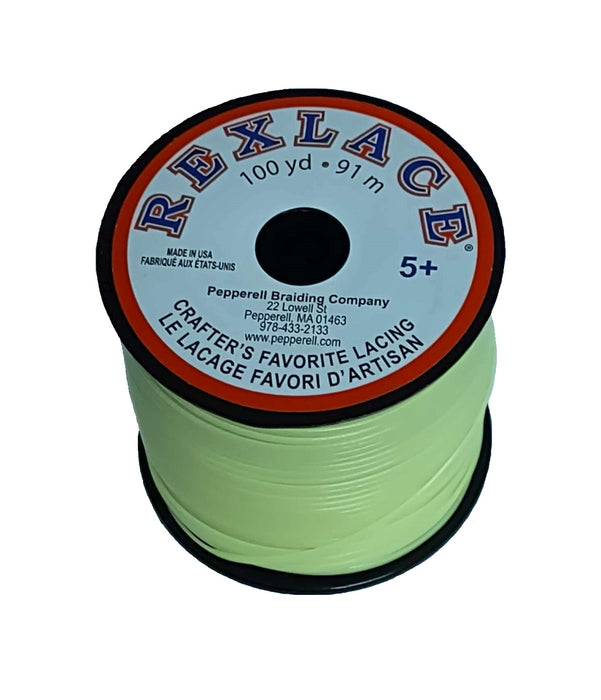 Rexlace Yellow Glow Plastic Lacing 100 yard spool