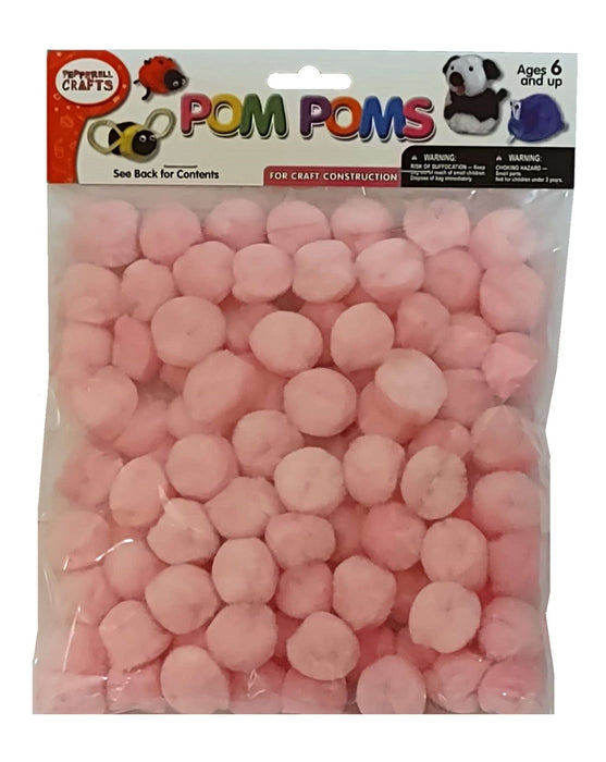 Pom Poms Light Pink 1 inch