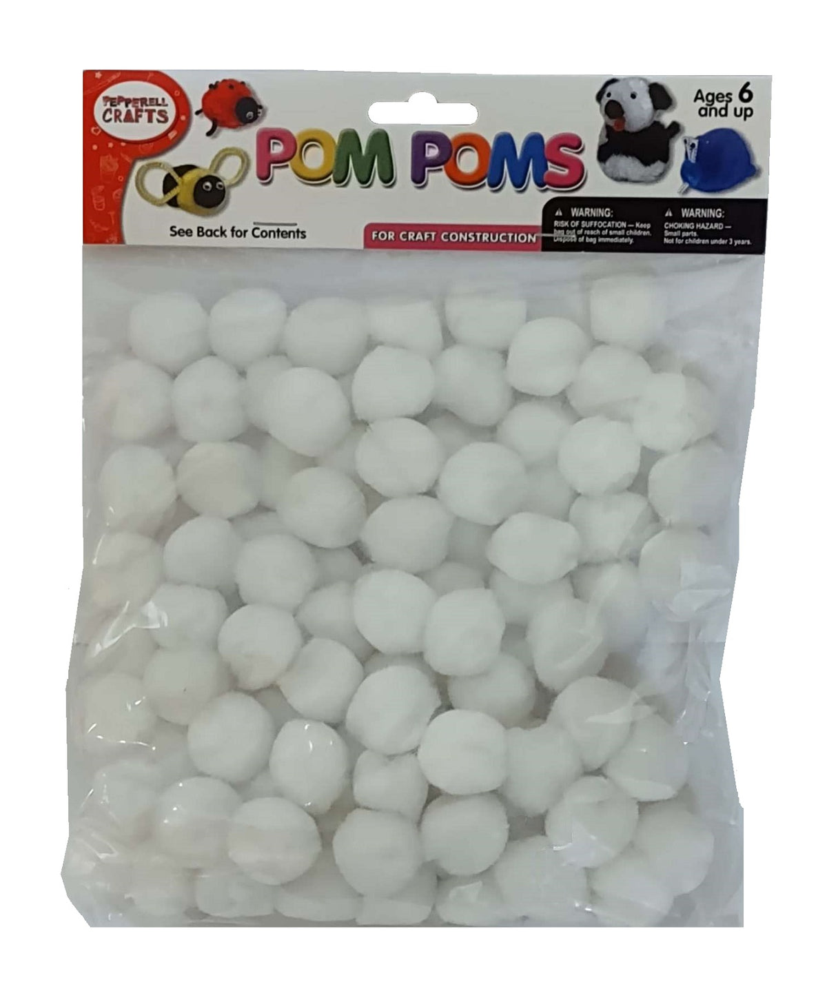 Eppingwin 300pcs 1 Inch White Pom Poms, Soft Pompoms for Crafts, Pom pom  Balls, Pom Poms for Arts & Crafts DIY Projects(White)
