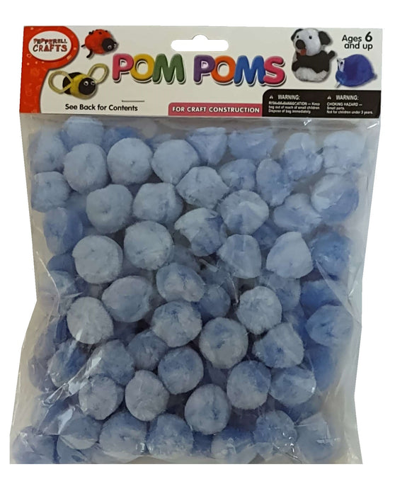 Pom Poms Sky Blue 1 inch