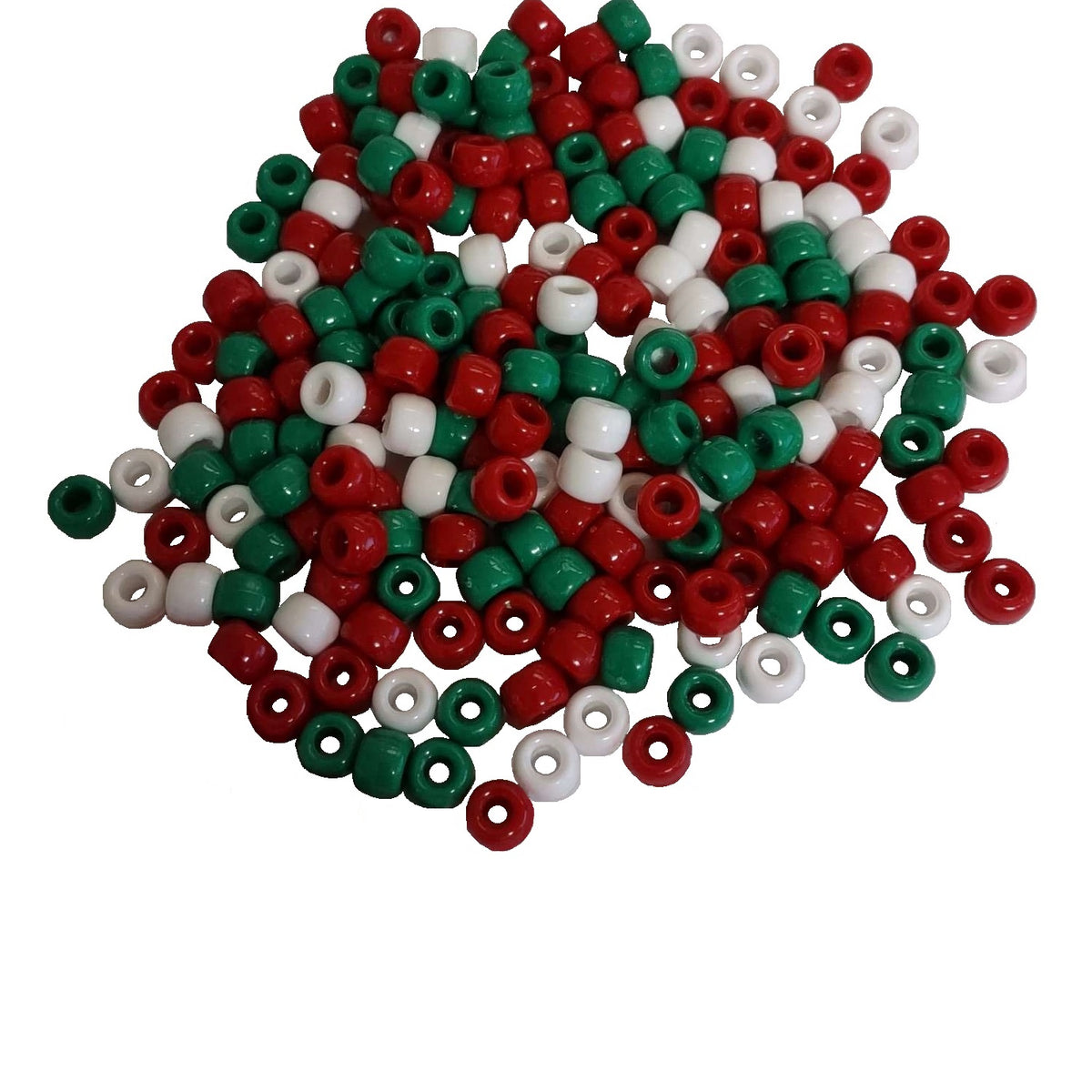 Pony Beads Christmas 6x9mm — craftcove, image size:1200x1200