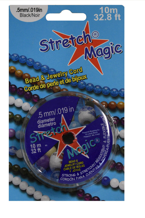 Stretch Magic Pony Bead Cord 0.5 mm, 10 meter