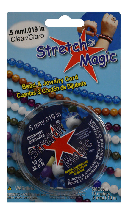 Stretch Magic Pony Bead Cord 0.5 mm, 10 meter