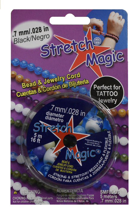 Stretch Magic Pony Bead Cord 0.7 mm, 5 meter