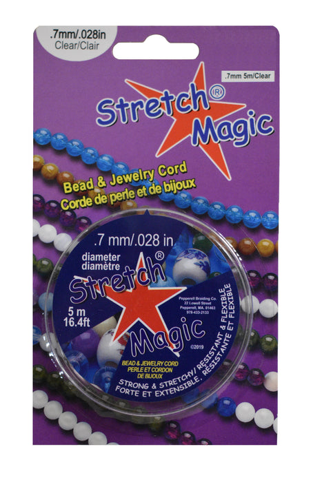 Stretch Magic Pony Bead Cord 0.7 mm, 5 meter