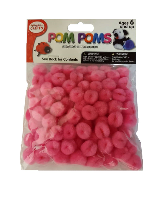 Pom Poms Pink 0.5 inch