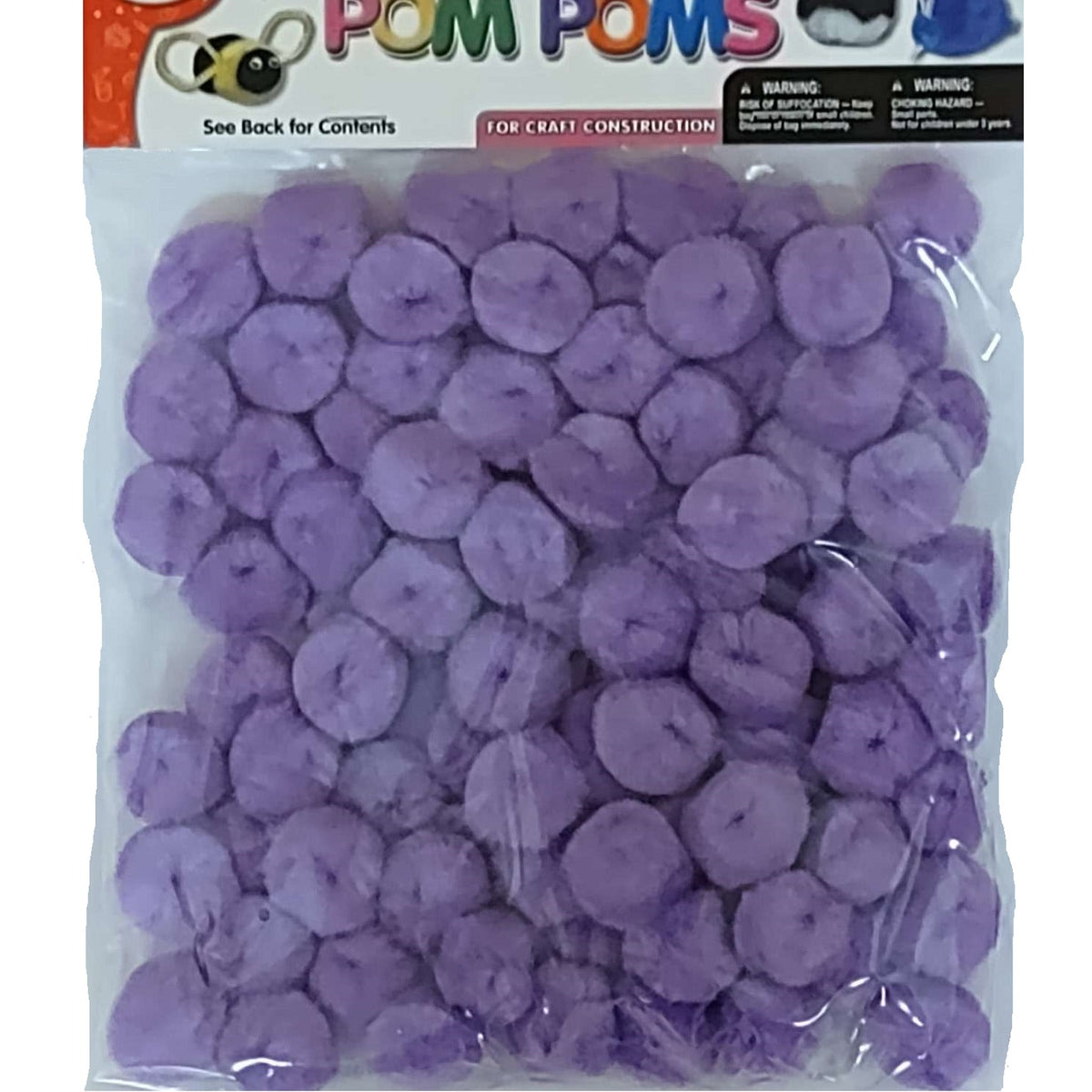 Pom Poms Lavender 1 inch — craftcove
