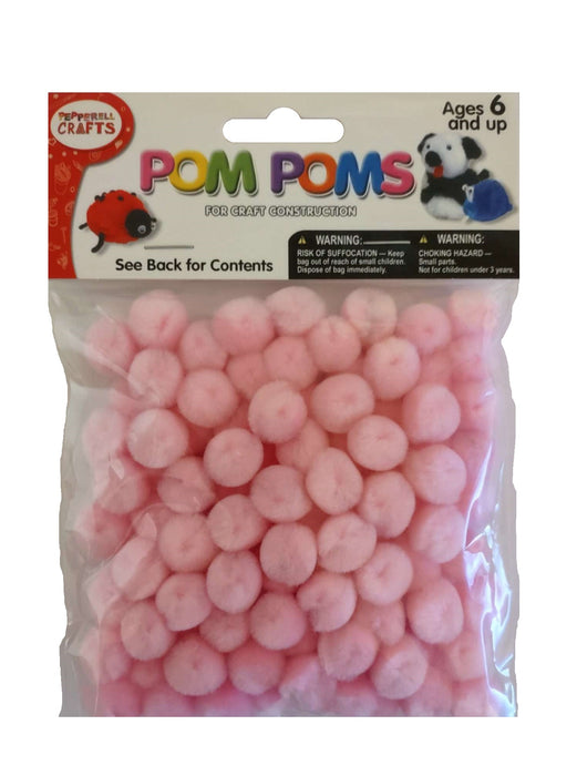 Pom Poms Light Pink 0.5 inch
