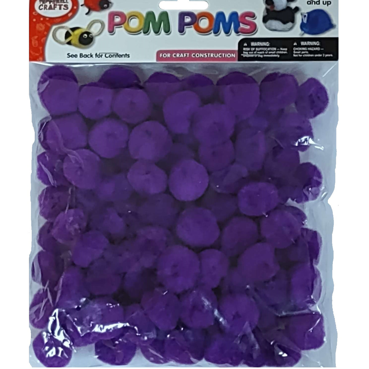 pomponページ Pom Poms Purple 1 inch — craftcove